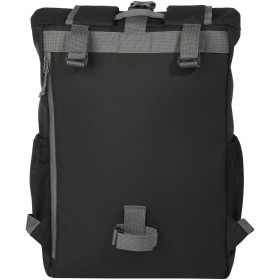 Sacoche de vélo Aqua de 20 L avec dessus enroulable 15" recyclée certifiée GRS résistante à l'eauCouleur:Noir