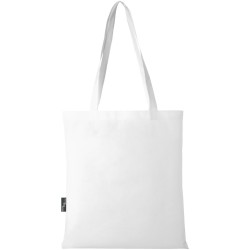 Sac shopping convention Zeus de 6 L non tissé recyclé certifié GRSCouleur:Blanc