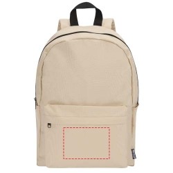 Sac à dos pour ordinateur portable Byron de 16 L et 14" en matériaux recyclés certifiés GRSCouleur:Flocons d’avoine