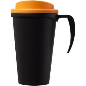 Mug isolant Americano® grande 350mlCouleur:Noir / Orange