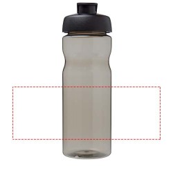 Bouteille de sport H2O Active® Eco Base 650ml avec couvercle à basculeCouleur:Charbon / Noir