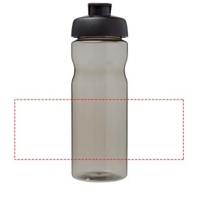 Bouteille de sport H2O Active® Eco Base 650ml avec couvercle à basculeCouleur:Charbon / Noir