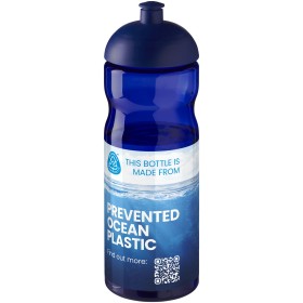 Bouteille de sport H2O Active® Eco Base 650ml avec couvercle dômeCouleur:Bleu