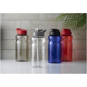 Bouteille de sport H2O Active® Eco Big Base de 1 litre à couvercle rabattableCouleur:Rouge / Rouge