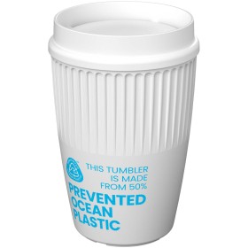 Gobelet Cirrus de 350 ml avec couvercle 360°Couleur:Blanc