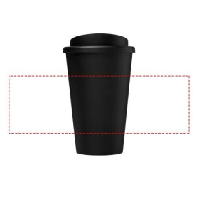 Gobelet isolant recyclé Americano® 350mlCouleur:Noir
