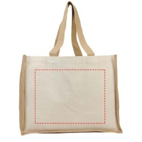 Sac Varai 320 g/m² en toile et jute 23LCouleur:Naturel / Naturel