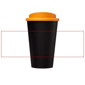 Gobelet Americano® isolant de 350 mlCouleur:Orange / Noir