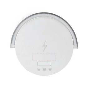 Enceinte Bluetooth® 4-en-1 Prixton de 10 W avec lumière LED et station de charge sans filCouleur:Blanc