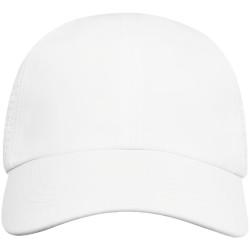 Casquette 6 panneaux Mica GRS recyclée ajustéeCouleur:Blanc