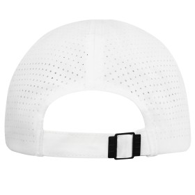 Casquette 6 panneaux Mica GRS recyclée ajustéeCouleur:Blanc