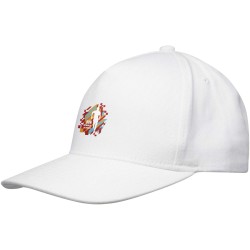 Casquette recyclée Onyx Aware™ 5 panneauxCouleur:Blanc