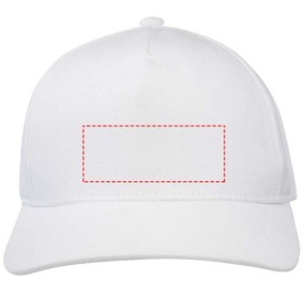 Casquette recyclée Onyx Aware™ 5 panneauxCouleur:Blanc