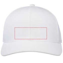 Casquette recyclée Opal Aware™ 6 panneauxCouleur:Blanc