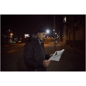 Mighty LED bonnet en tricotCouleur:Noir