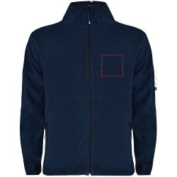 Veste en polaire entièrement zippée Luciane pour hommeCouleur:Bleu marine