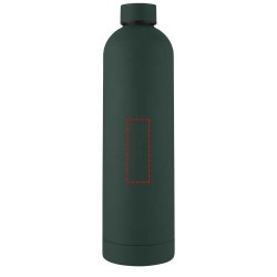 Bouteille isotherme Spring de 1 L avec isolation par le vide et couche de cuivreCouleur:vert flash
