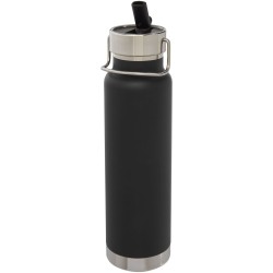Bouteille isotherme de sport Thor de 750 ml avec isolation par le vide et couche de cuivreCouleur:Noir