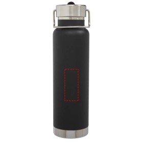 Bouteille isotherme de sport Thor de 750 ml avec isolation par le vide et couche de cuivreCouleur:Noir