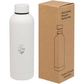 Bouteille isotherme avec isolation par le vide et couche de cuivre Spring de 500 ml certifiée RCSCouleur:Blanc