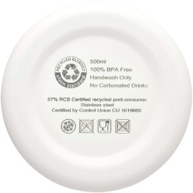 Bouteille isotherme avec isolation par le vide et couche de cuivre Spring de 500 ml certifiée RCSCouleur:Blanc