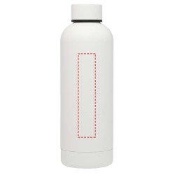 Bouteille isotherme avec isolation par le vide et couche de cuivre Spring de 500 ml certifiée RCSCouleur:Blanc