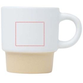 Tasse à espresso empilable Olympia de 130 ml avec fond en argileCouleur:Blanc