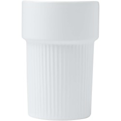 Gobelet Fika de 340 ml avec couvercle en bambouCouleur:Blanc