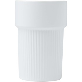 Gobelet Fika de 340 ml avec couvercle en bambouCouleur:Blanc