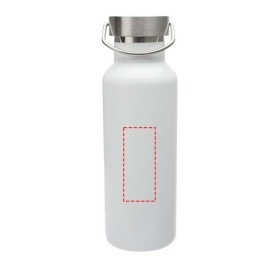 Bouteille d’eau Thor de 500 ml en acier inoxydable certifié RCSCouleur:Blanc