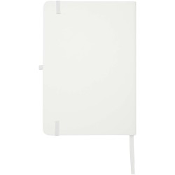 Carnet A5 Teak ligné recyclé à couverture rigideCouleur:Blanc