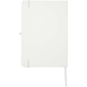 Carnet A5 Teak ligné recyclé à couverture rigideCouleur:Blanc