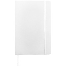 Carnet de notes A5 Spectrum à couverture rigideCouleur:Blanc