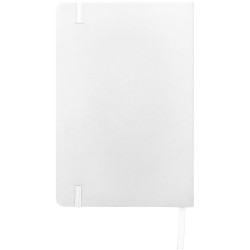 Carnet de notes A5 Spectrum à couverture rigideCouleur:Blanc
