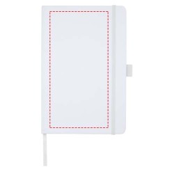 Carnet A5 Honua en papier recyclé avec couverture en PET recycléCouleur:Blanc