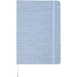 Carnet à couverture rigide A5 Ramona en cotonCouleur:Bleu clair