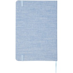 Carnet à couverture rigide A5 Ramona en cotonCouleur:Bleu clair