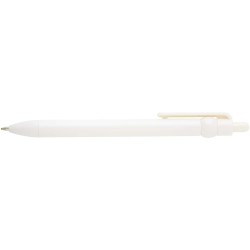 Stylo bille Fidget en plastique recyclé (encre noire)Couleur:Blanc