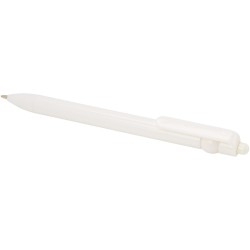 Stylo bille Fidget en plastique recyclé (encre noire)Couleur:Blanc