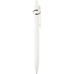 Stylo bille Fidget en plastique recyclé (encre noire)Couleur:Blanc