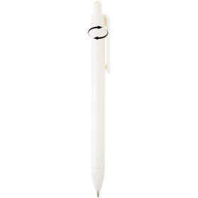 Stylo bille Fidget en plastique recyclé (encre noire)Couleur:Blanc