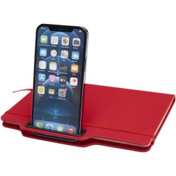 Carnet à couverture rigide Nexus A5 avec stylo et crayon (encre noire)Couleur:Rouge