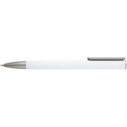 Stylo bille Ziggur en aluminium (encre bleue)Couleur:Blanc