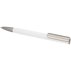 Stylo bille Ziggur en aluminium (encre bleue)Couleur:Blanc
