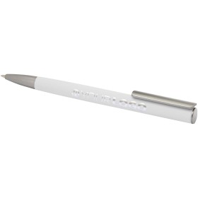 Stylo bille Ziggur en aluminium (encre bleue)Couleur:Blanc