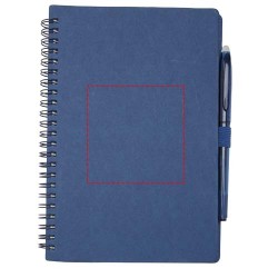 Carnet à couverture souple réutilisable et parure de stylos Slate (encre noire)Couleur:Marine