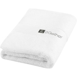 Serviette Charlotte de 50 x 100 cm en coton de 450 g/m²Couleur:Blanc