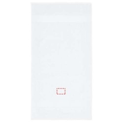 Serviette Charlotte de 50 x 100 cm en coton de 450 g/m²Couleur:Blanc