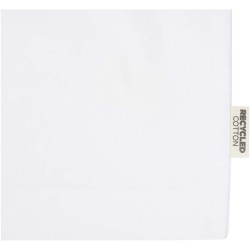 Sac shopping à soufflets Madras en coton recyclé 140 g/m² certifié GRSCouleur:Blanc