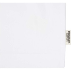 Sac shopping à soufflets Madras en coton recyclé 140 g/m² certifié GRSCouleur:Blanc